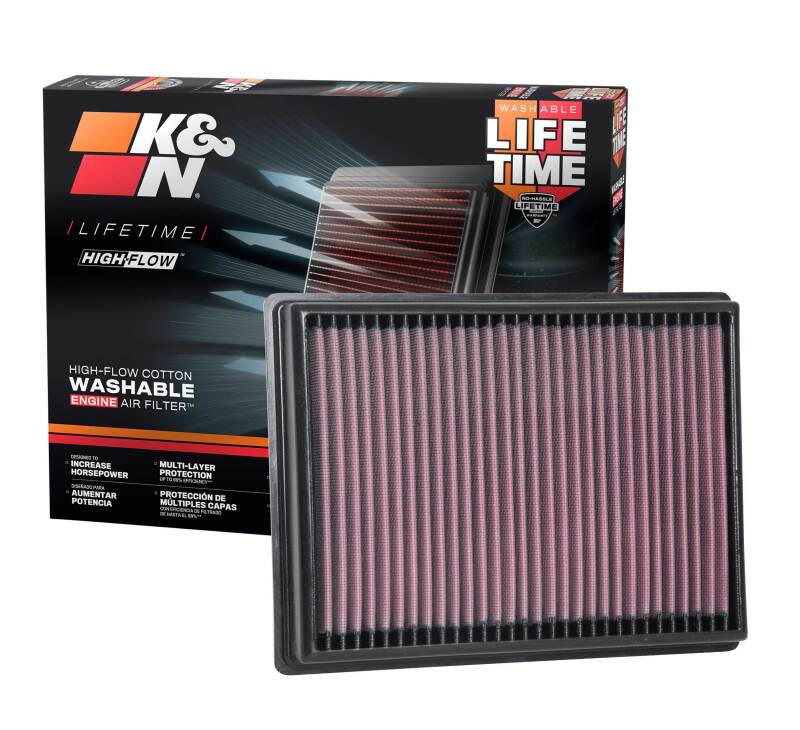 Ford Focus Performance Air Intake - K&N Engineering - High-Flow Air Filters - `18-`27